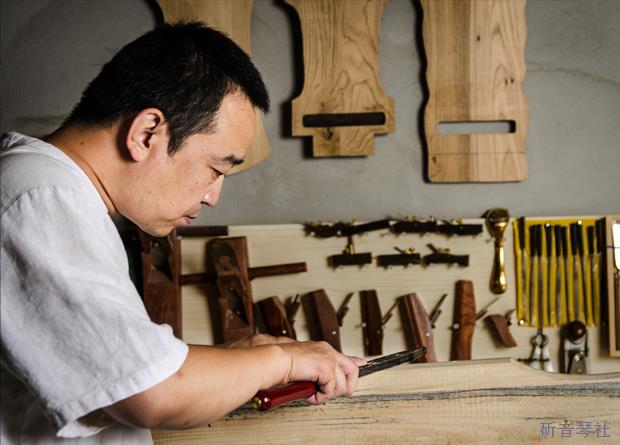 斫琴工序-造型